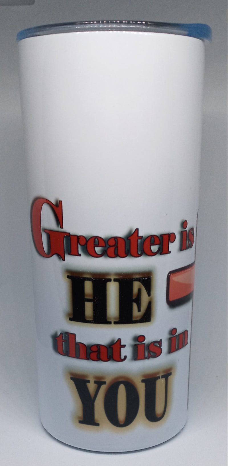 1 JOHN 4:4 - 16oz INSULATED TUMBLER