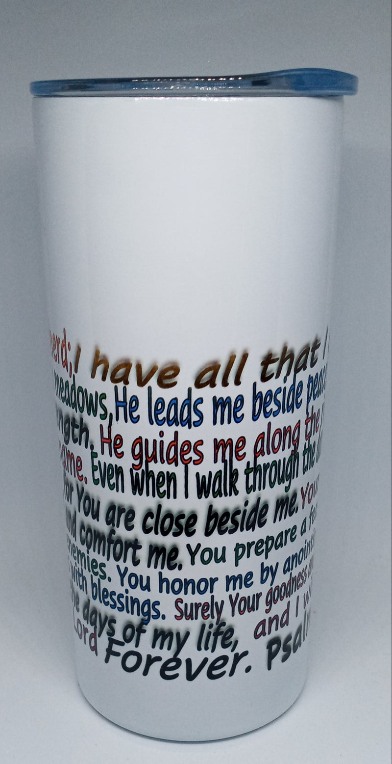 PSALMS 23 - 16OZ INSULATED TUMBLER