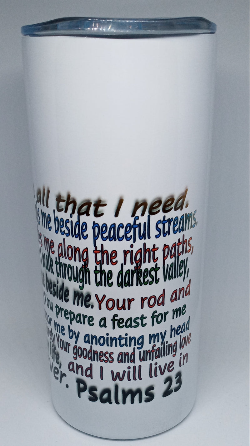 PSALMS 23 - 16OZ INSULATED TUMBLER