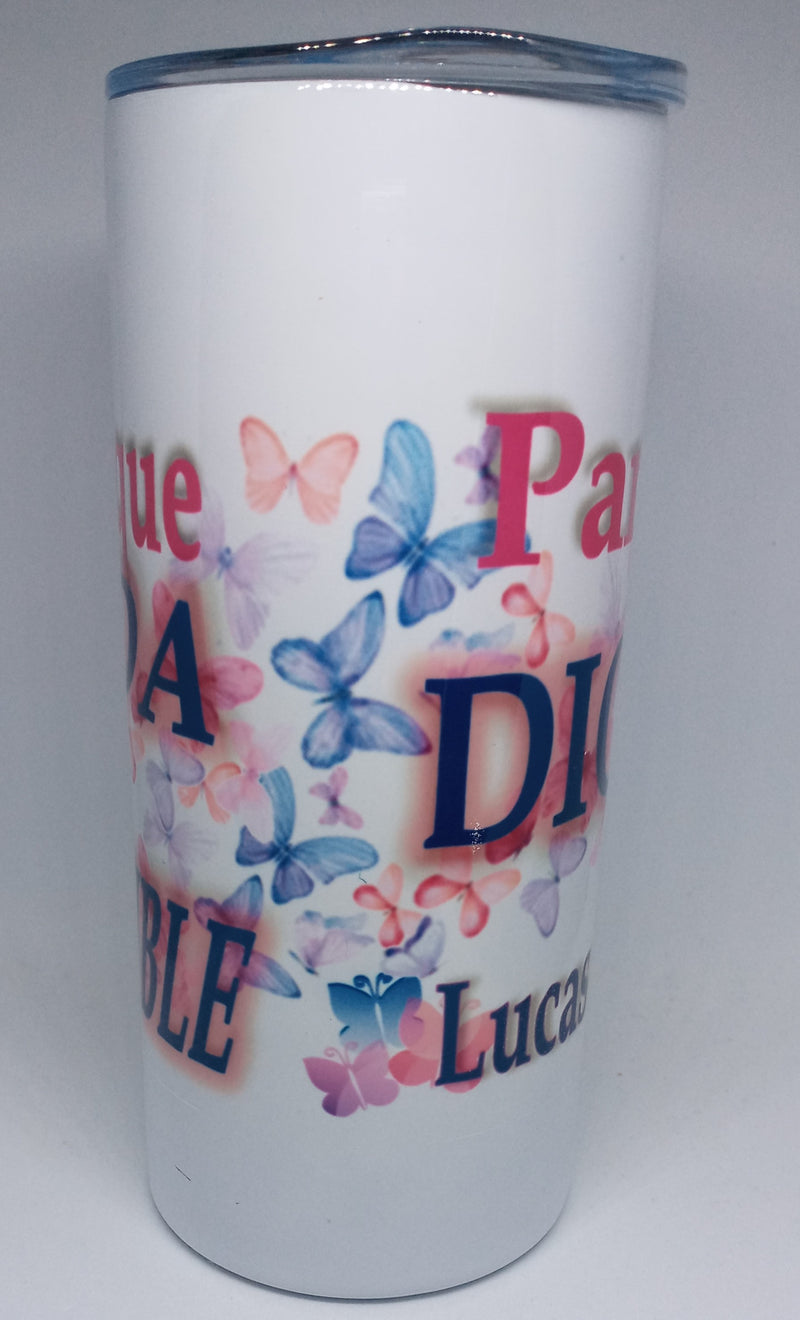 LUKE 1:37 16oz INSULATED TUMBLER - HISPANIC