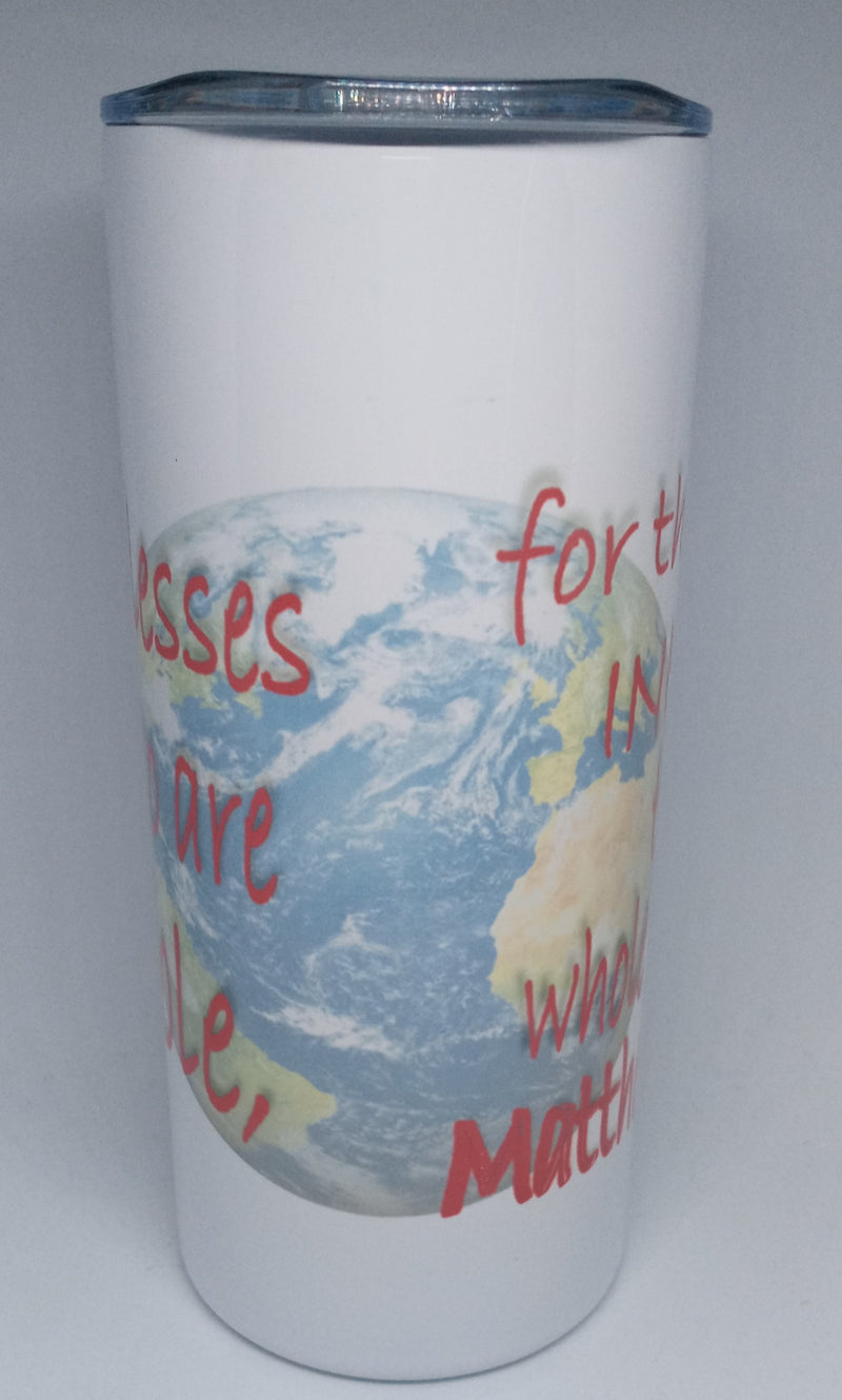 MATTHEW 5:5 16 OZ INSULATED TUMBLER