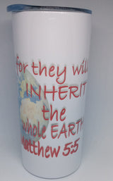 MATTHEW 5:5 16 OZ INSULATED TUMBLER