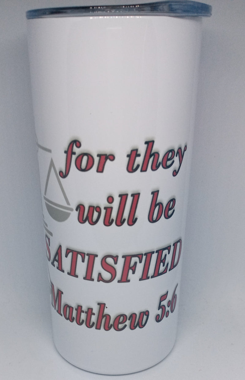 MATTHEW 5:6 16 OZ INSULATED TUMBLER