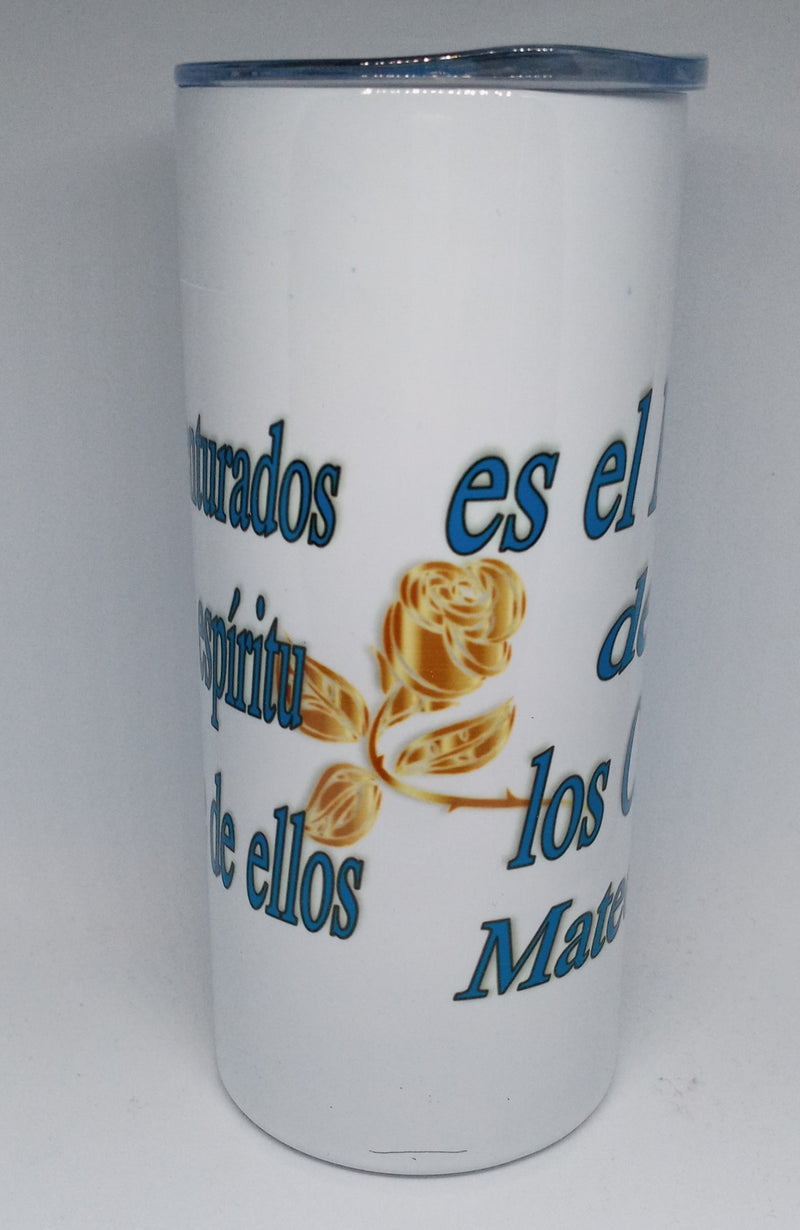 MATTHEW 5:3 INSULATED TUMBLER  (16OZ) - HISPANIC