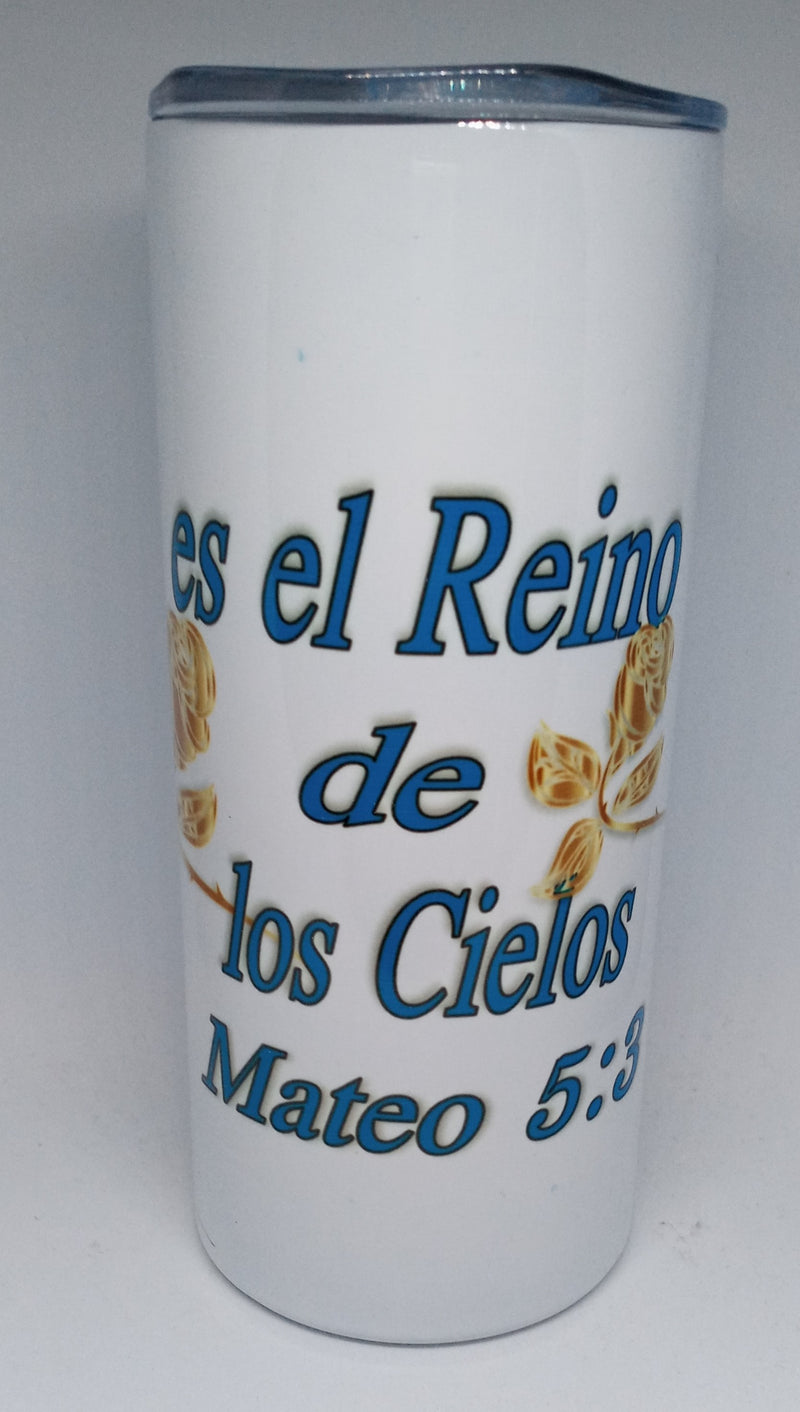 MATTHEW 5:3 INSULATED TUMBLER  (16OZ) - HISPANIC