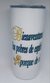 MATTHEW 5:3 INSULATED TUMBLER  (16OZ) - HISPANIC