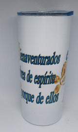 MATTHEW 5:3 INSULATED TUMBLER  (16OZ) - HISPANIC