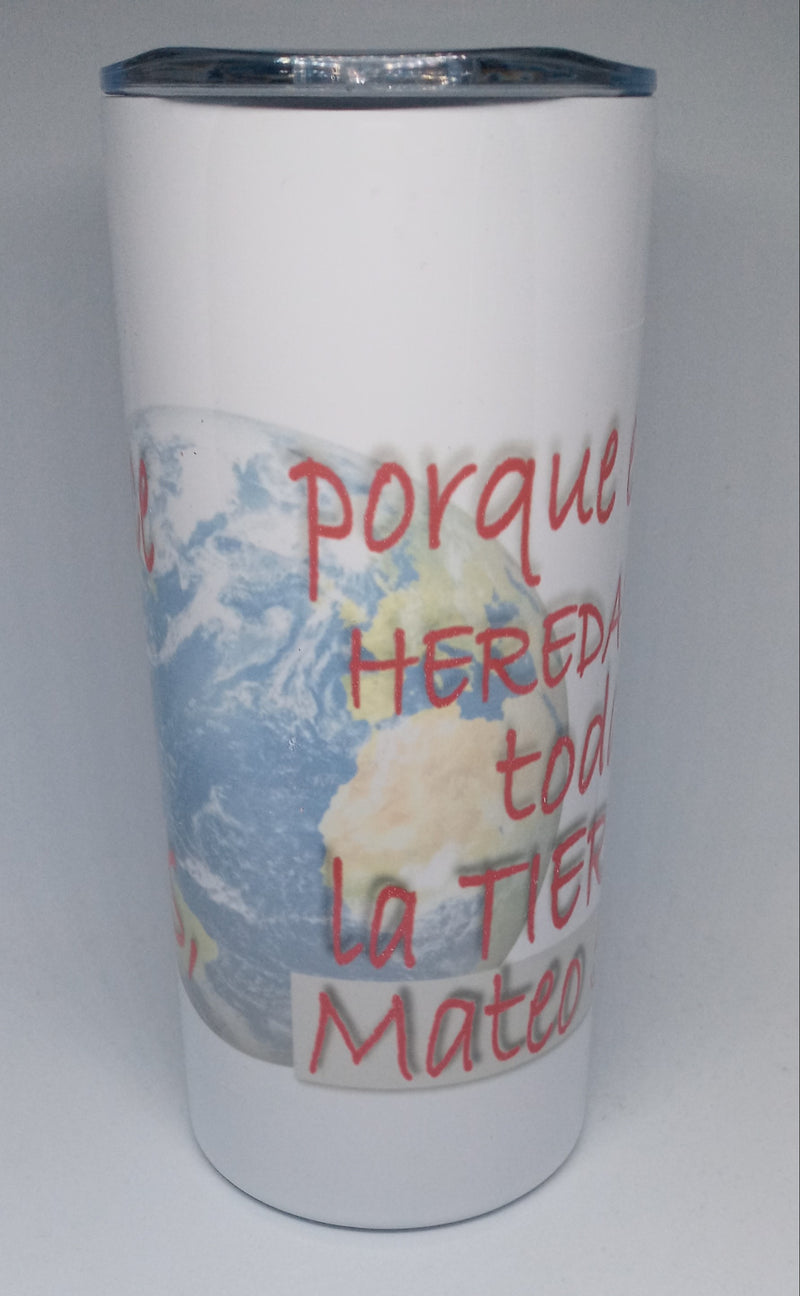 MATTHEW 5:5 (16 OZ) INSULATED TUMBLER - HISPANIC