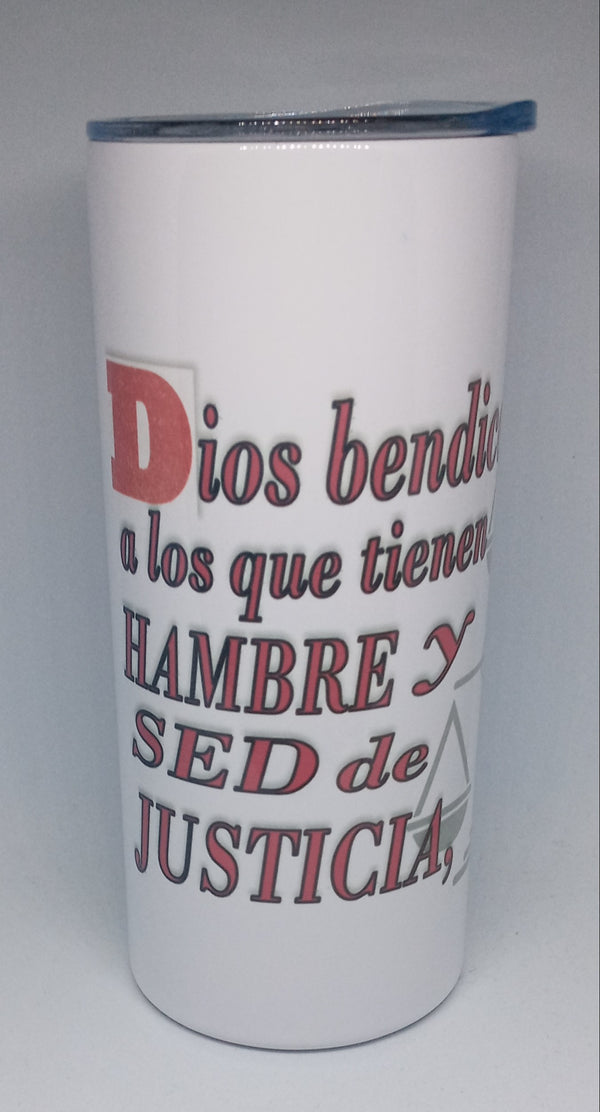 MATTHEW 5:6 16OZ INSULATED TUMBLER - HISPANIC