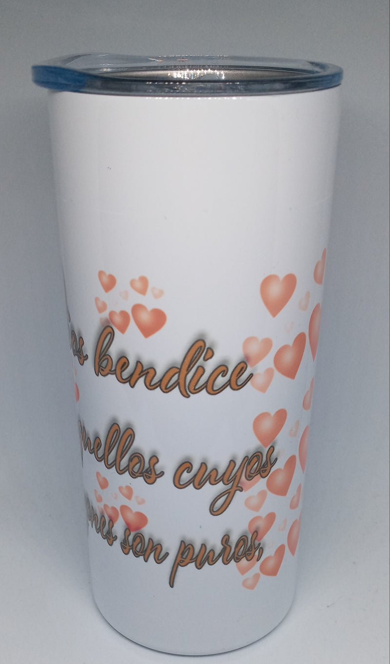 MATTHEW 5:8 (16 OZ) INSULATED TUMBLER - HISPANIC