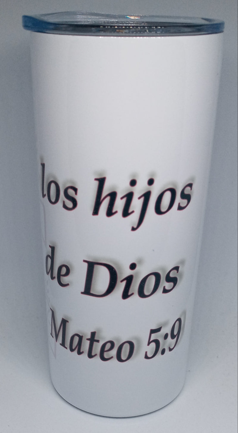 MATTHEW 5:9 (16 OZ) INSULATED TUMBLER - HISPANIC