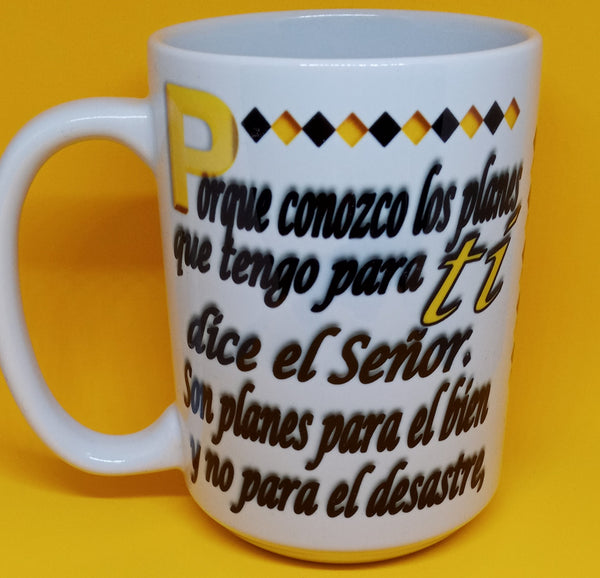 JEREMIAH 29:11 - (15 OZ) HISPANIC